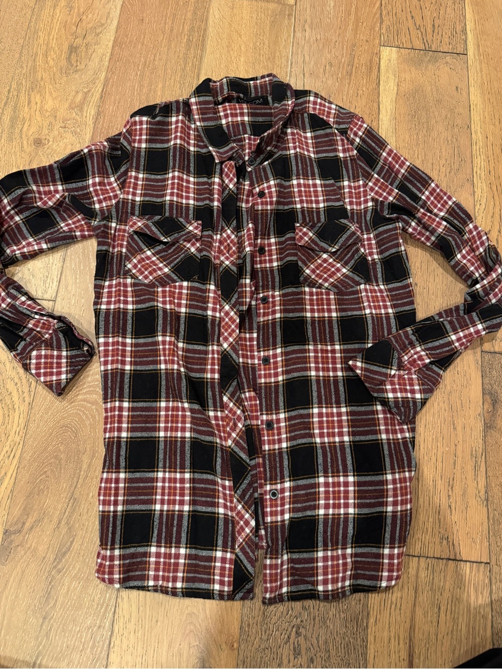 Red and Black Plaid Flannel